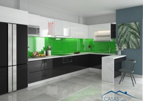 Thiết kế thi công tủ bếp nhà anh Long cc The everich-Quận12